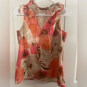 Ann Taylor Loft Sleeveless Blouse Size Small Petite